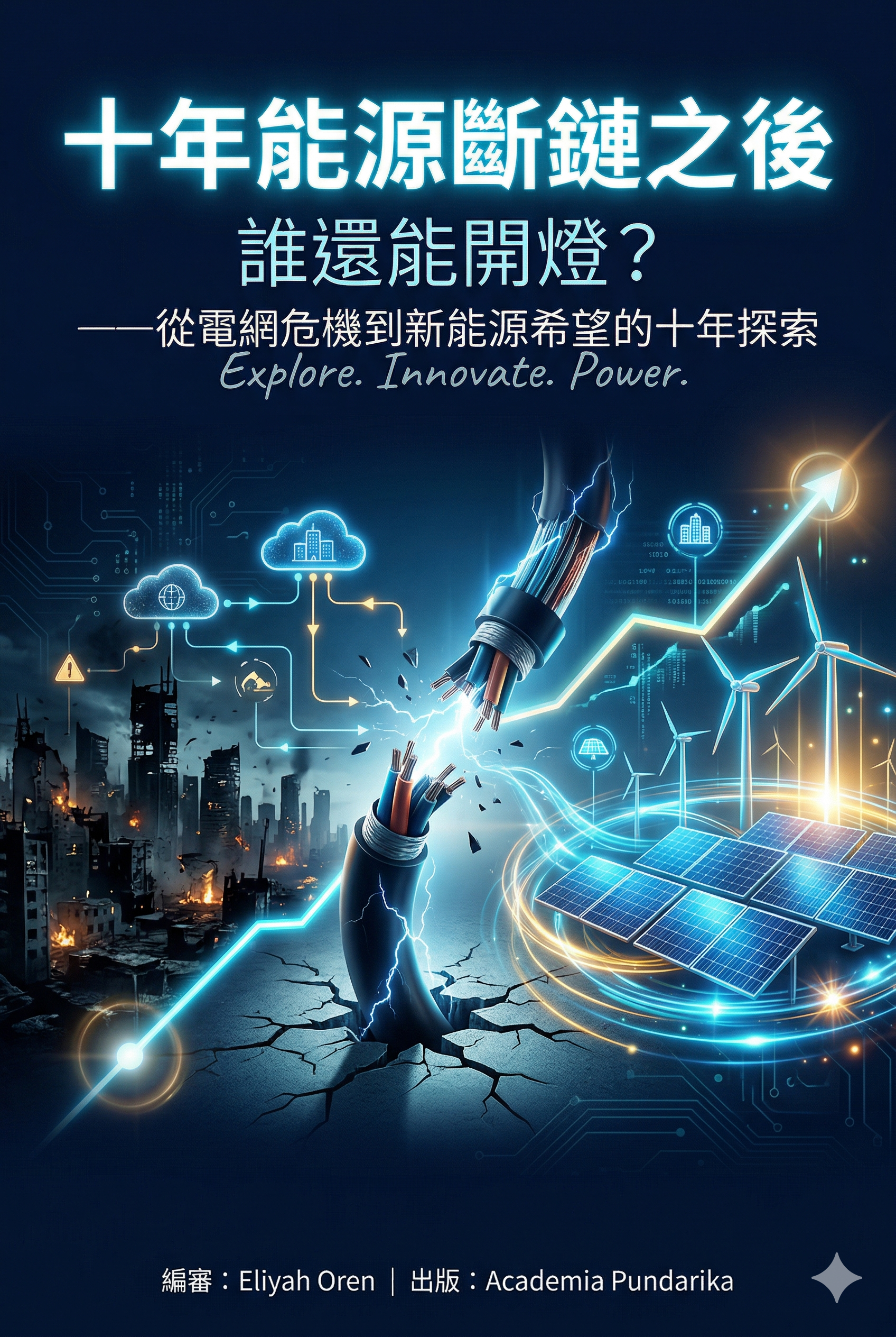 《十年能源斷鏈之後：誰還能開燈？──2025-2035能源風暴預言書，搶先看懂未來十年的電力危機與轉機》 cover