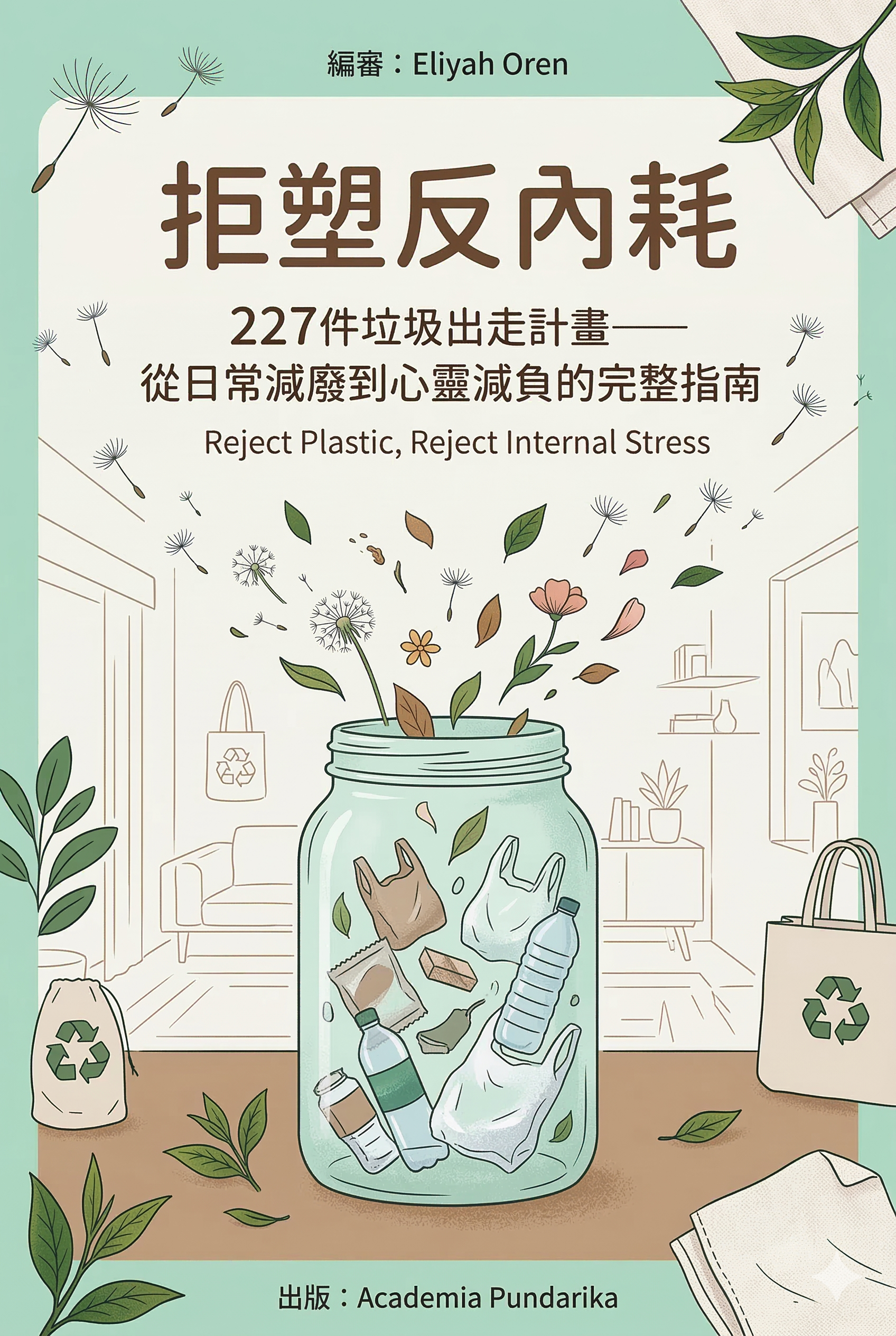《拒塑反內耗：227件垃圾出走計畫——從衣櫃到人生，讓物品與雜念同步減重的極簡生活實踐書》 cover