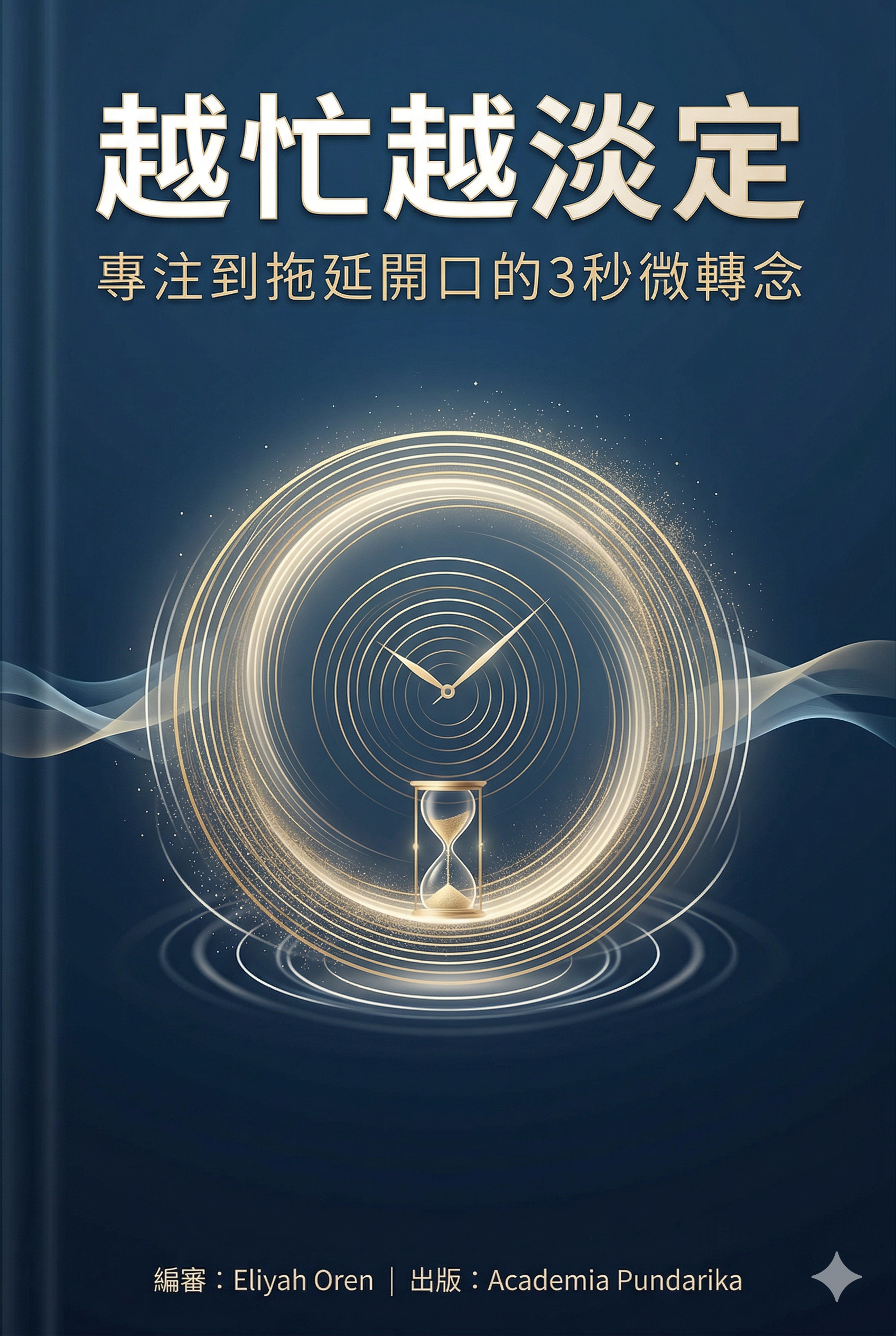 《越忙越淡定：專注到拖延開口的3秒微轉念》 cover