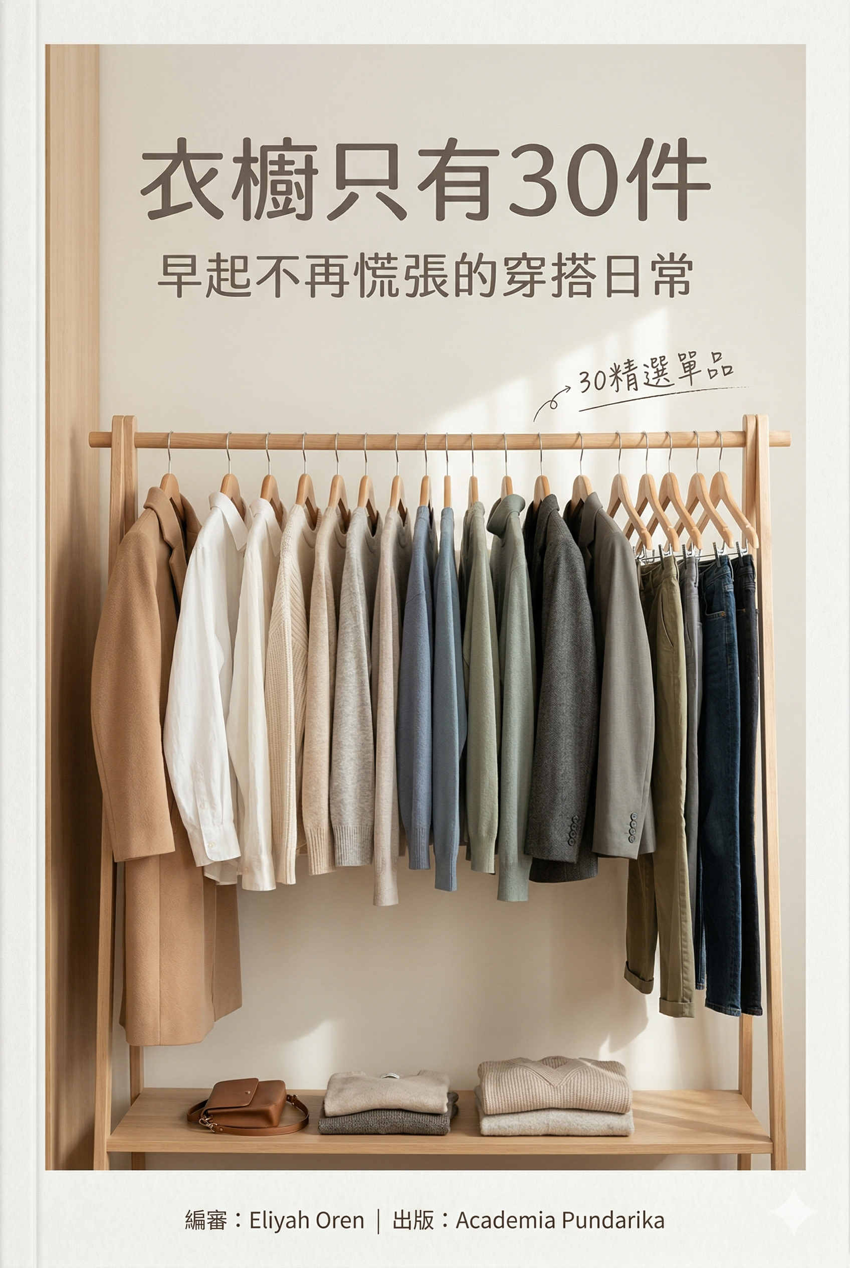 《衣櫥只有30件：早起不再慌張的穿搭日常｜從選擇焦慮到從容出門的極簡生活革命》 cover