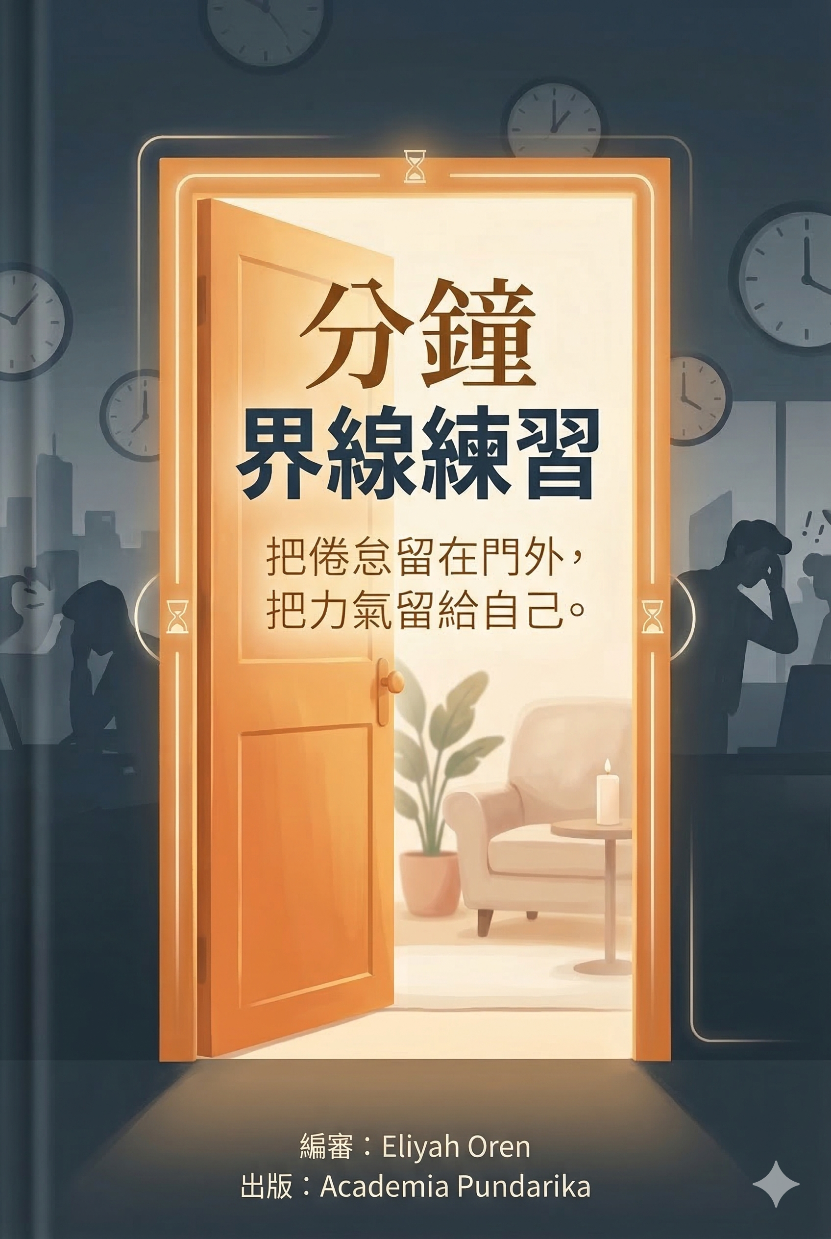 《分鐘界線練習：把倦怠留在門外，把力氣留給自己--告別隱形過勞 ╳ 科學化界線建立 ╳ 60秒下班開關，8週重塑生活節奏，讓工作歸工作，讓自己歸自己》 cover