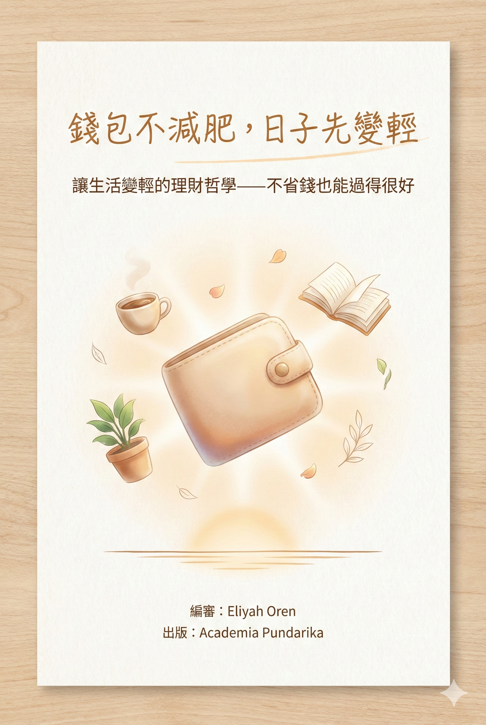《錢包不減肥，日子先變輕：7大生活領域×30天減法實踐，讓空間、金錢、時間都呼吸的極簡生活指南》 cover