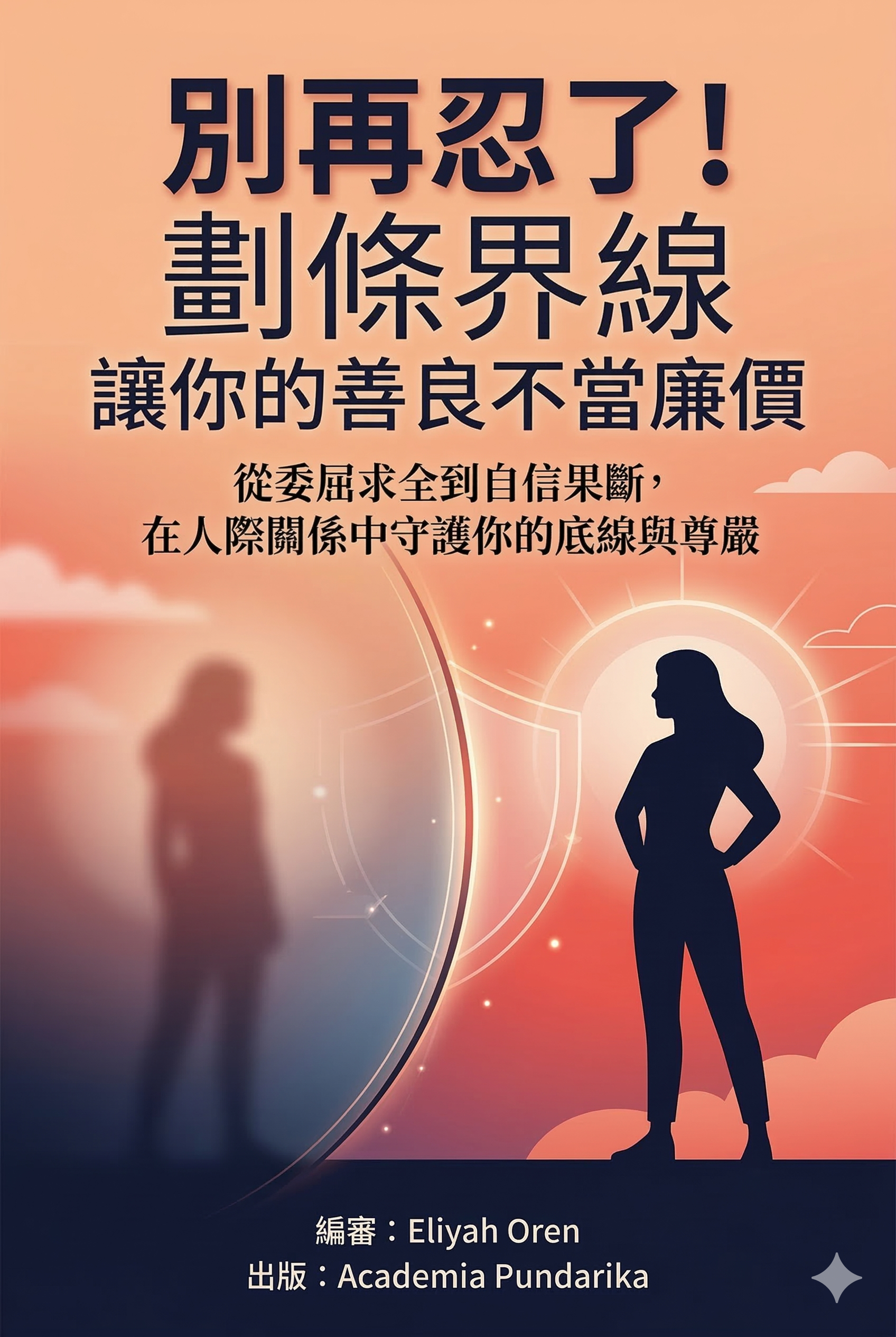 《別再忍了！劃條界線讓你的善良不當廉價：從「被掏空」到「可持續善良」的8堂心理重建課》 cover