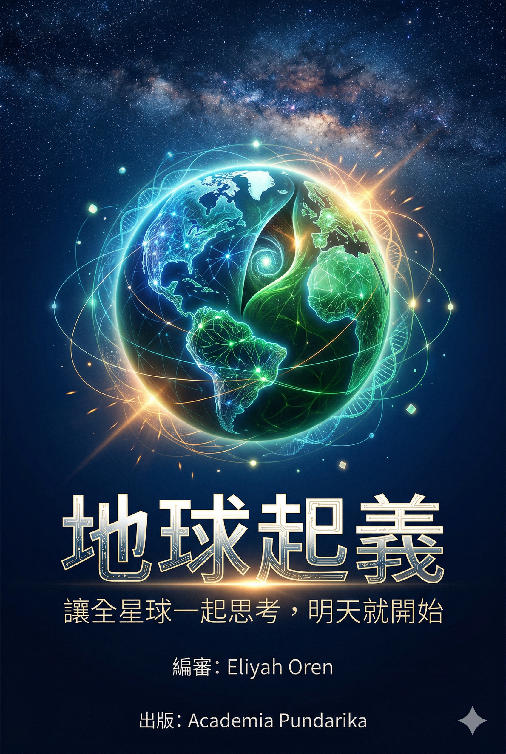 《地球起義：讓全星球一起思考，明天就開始--一本關於人類文明如何從「單一超級AI」走向「行星級集體智慧」的未來藍圖》 cover