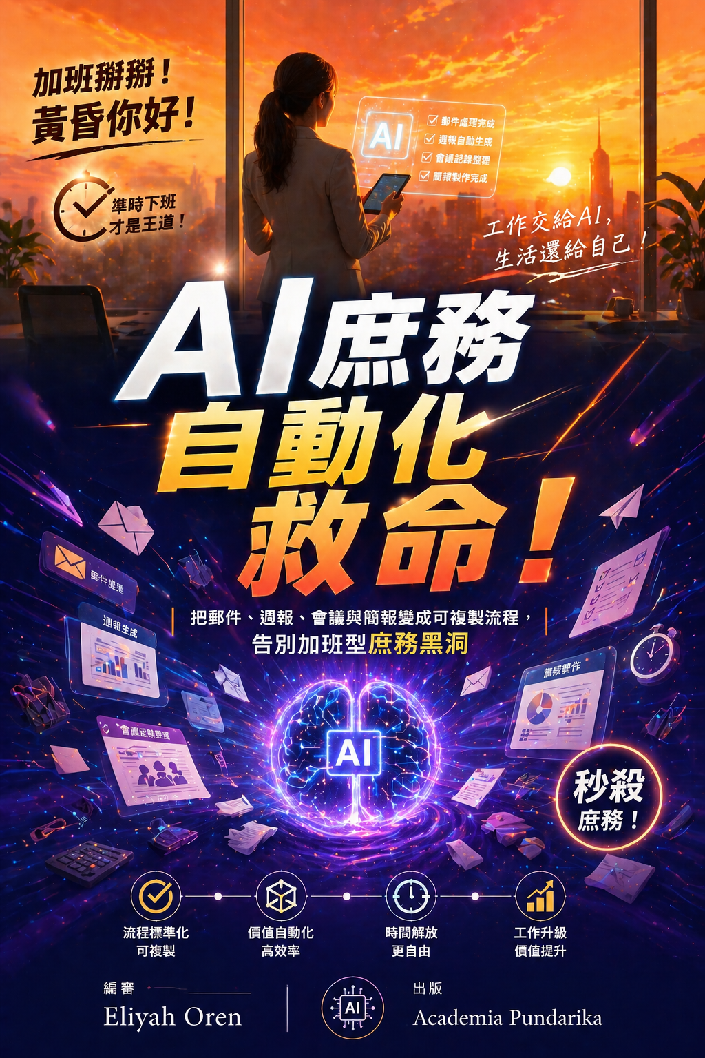 《AI庶務自動化：每天省下3小時重複工作》 cover