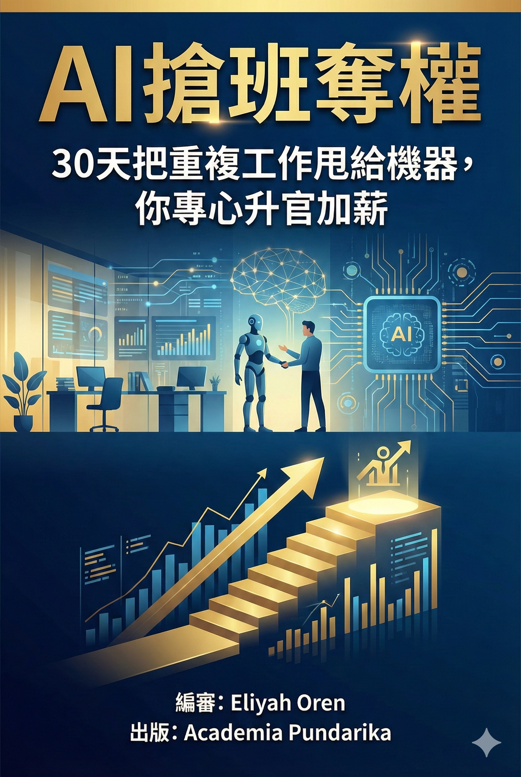 《AI搶班奪權：30天把重複工作甩給機器，你專心升官加薪》 cover