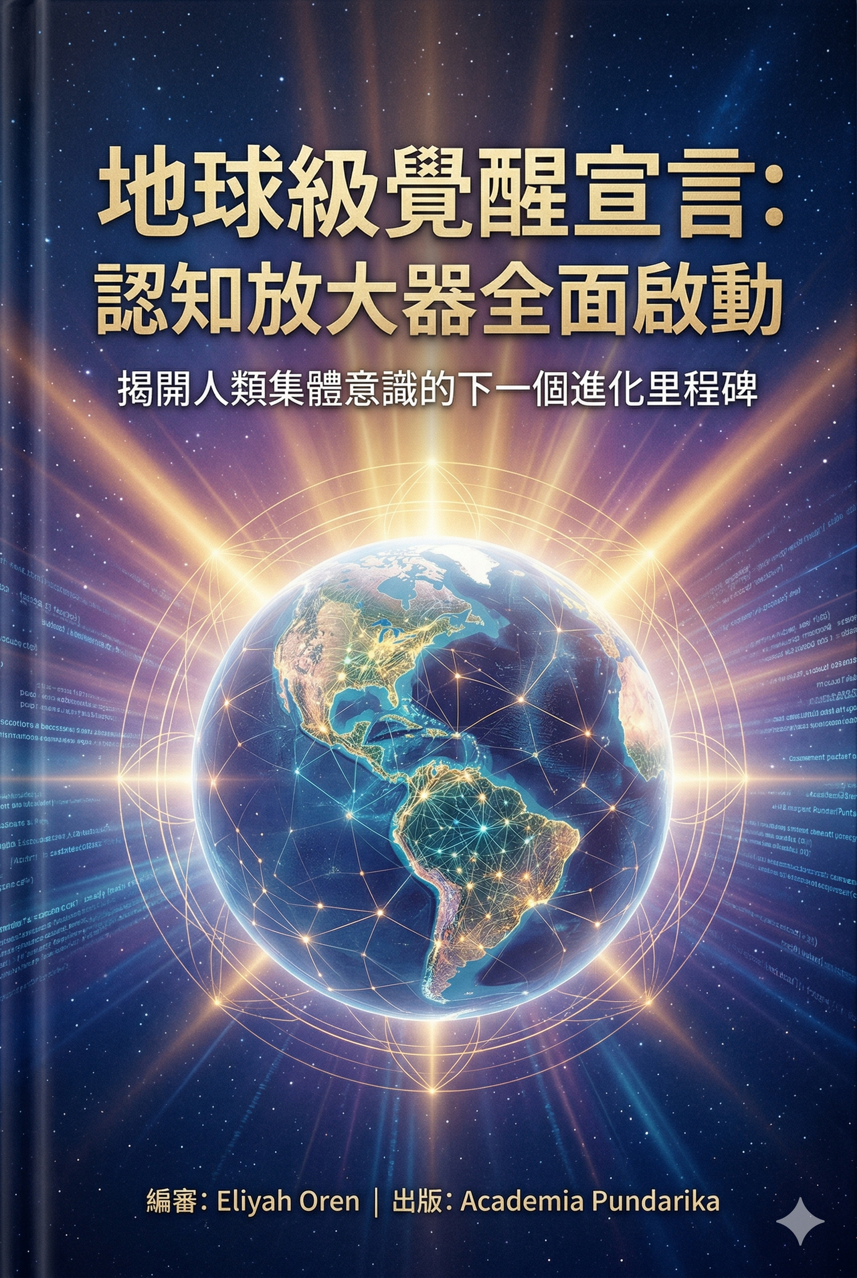 《地球級覺醒宣言：認知放大器全面啟動——從單一AI迷思到行星智慧結構，重新定義人類文明的下一個進化方向》 cover