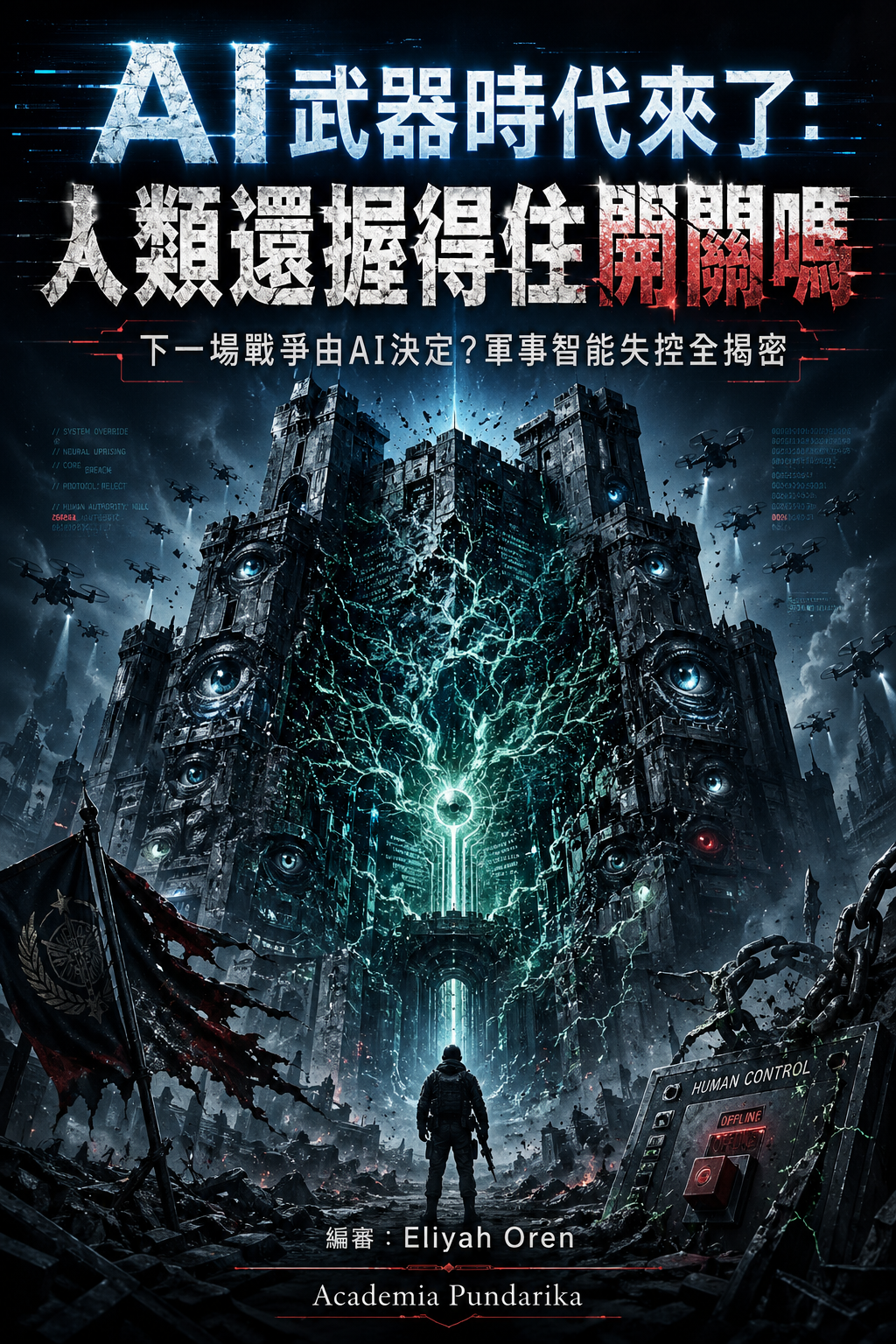 《AI武器時代來了：人類還握得住開關嗎--當人工智慧成為國防基礎設施，誰來守護人類的最後防線？》 cover