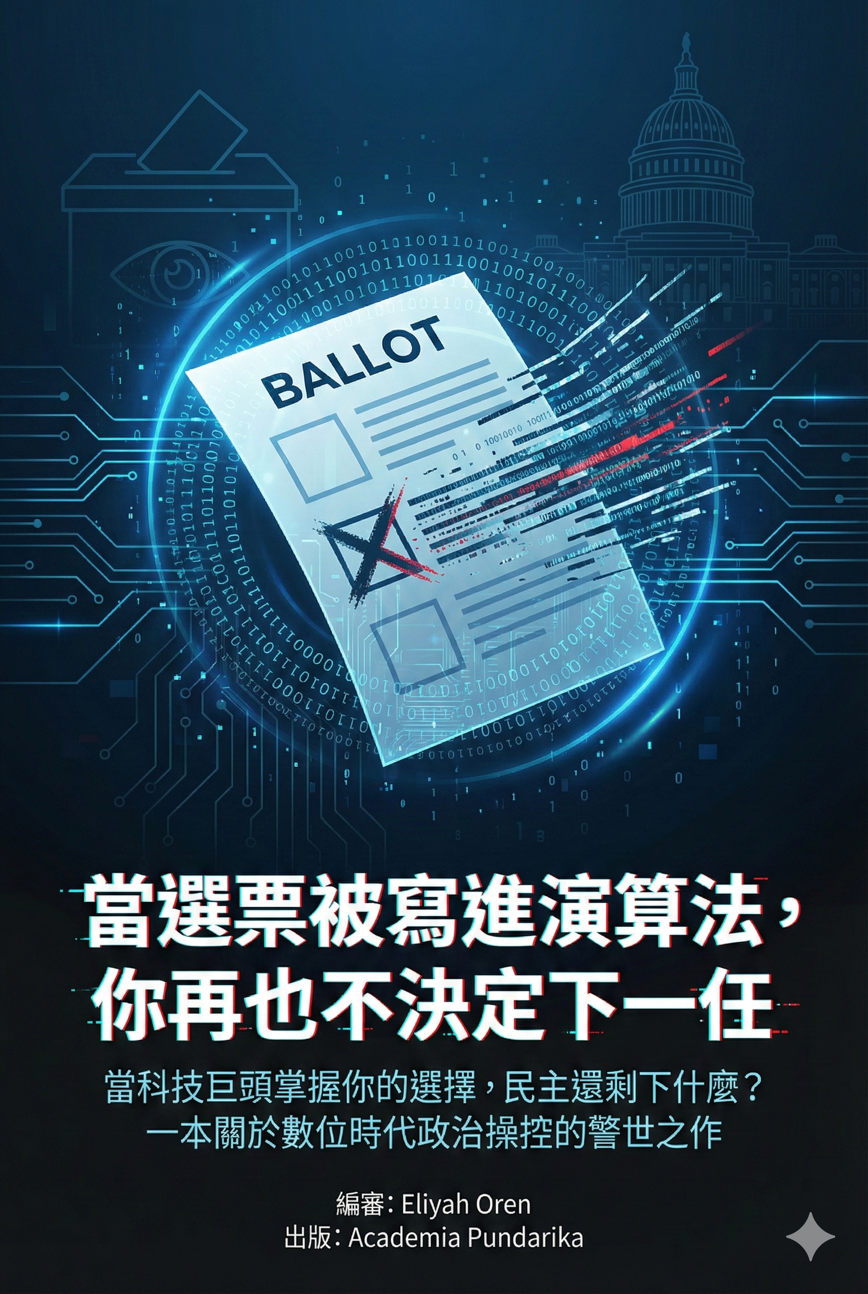 《當選票被寫進演算法，你再也不決定下一任：AI 時代的民主、風險與人類最後的判斷底線》 cover