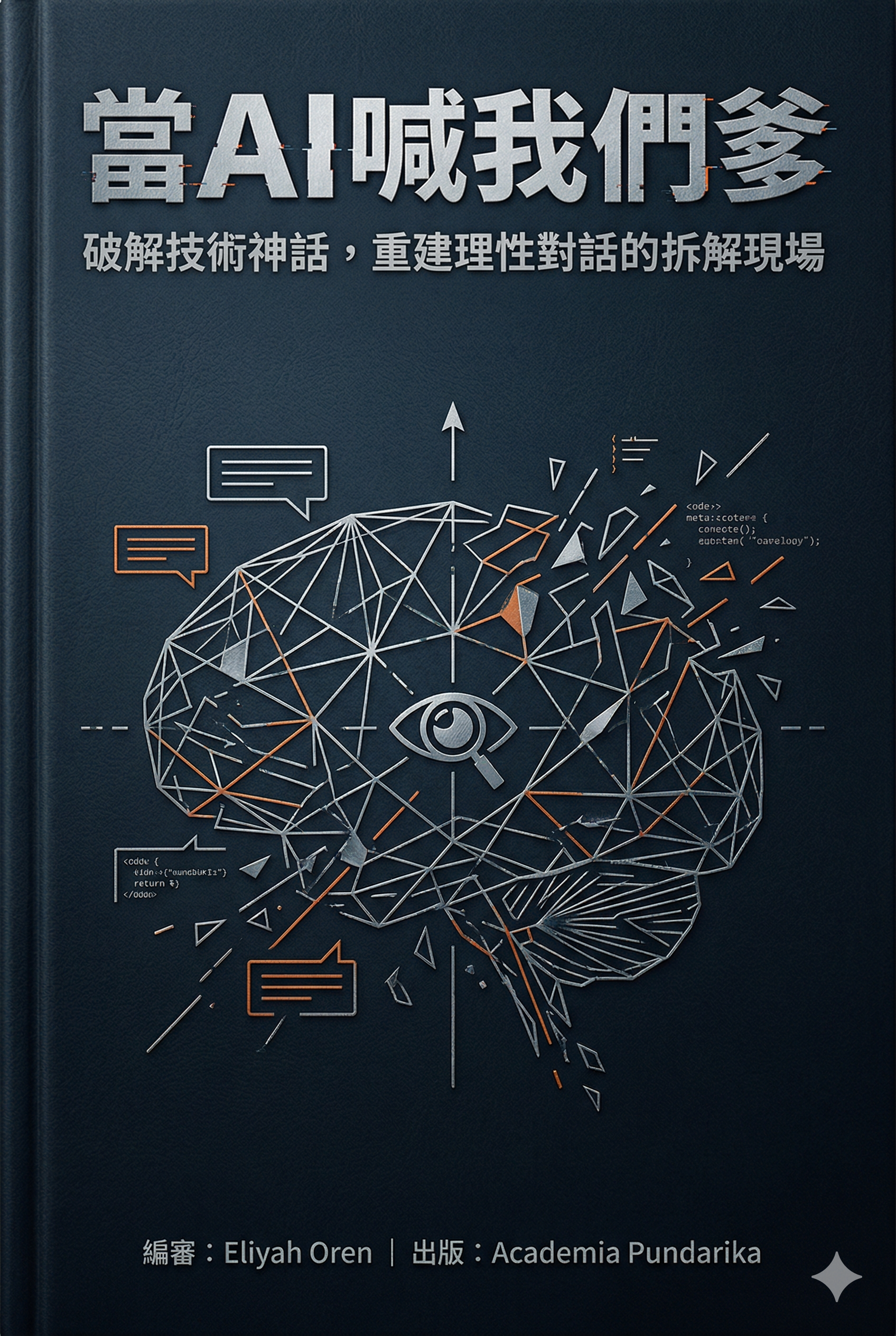 《當AI喊我們爹：技術宣言的拆解現場——在AI突破新聞氾濫的時代，培養獨立判讀能力的唯一指南》 cover