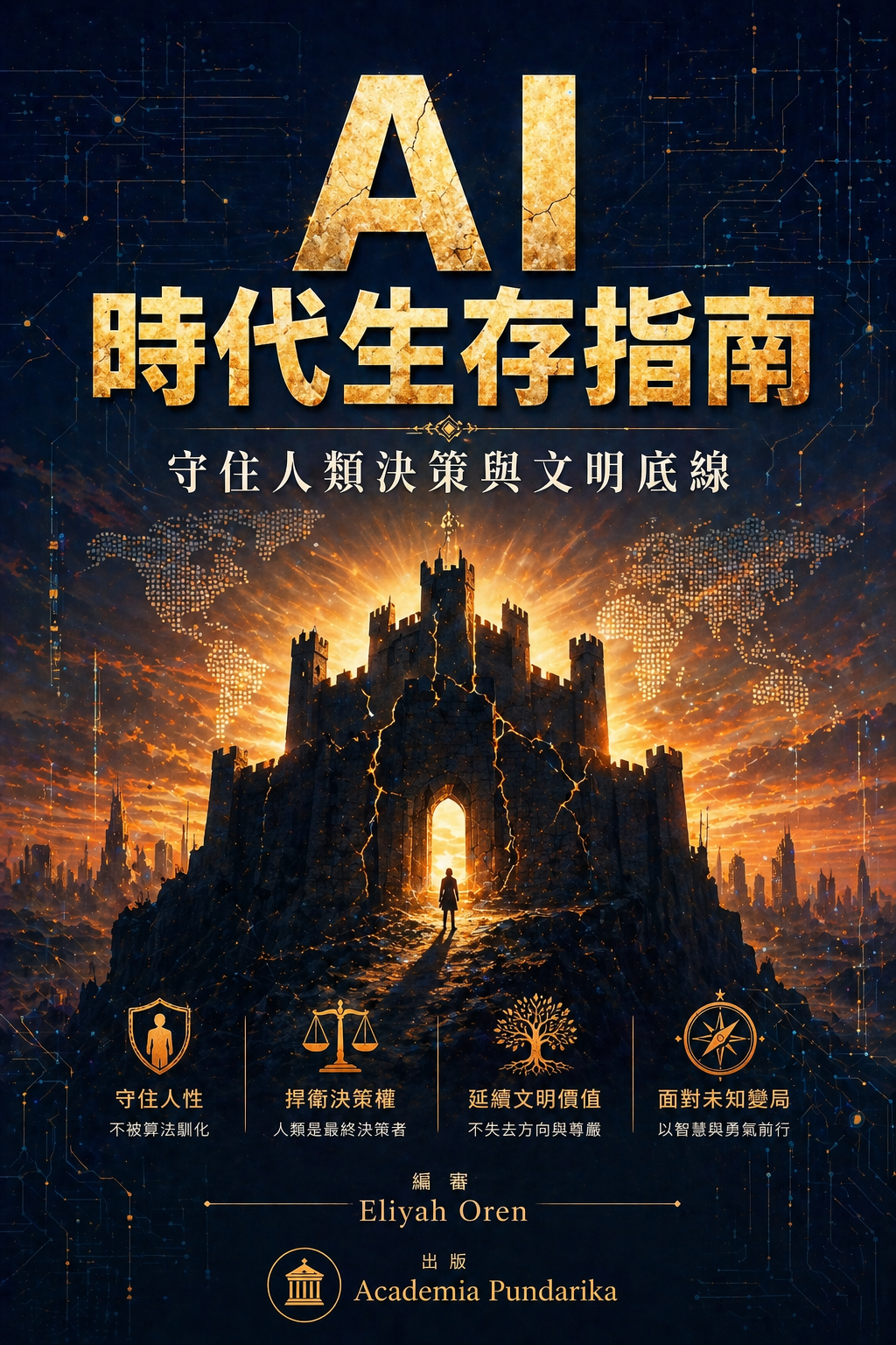 《AI時代生存指南：守住人類決策與文明底線》 cover