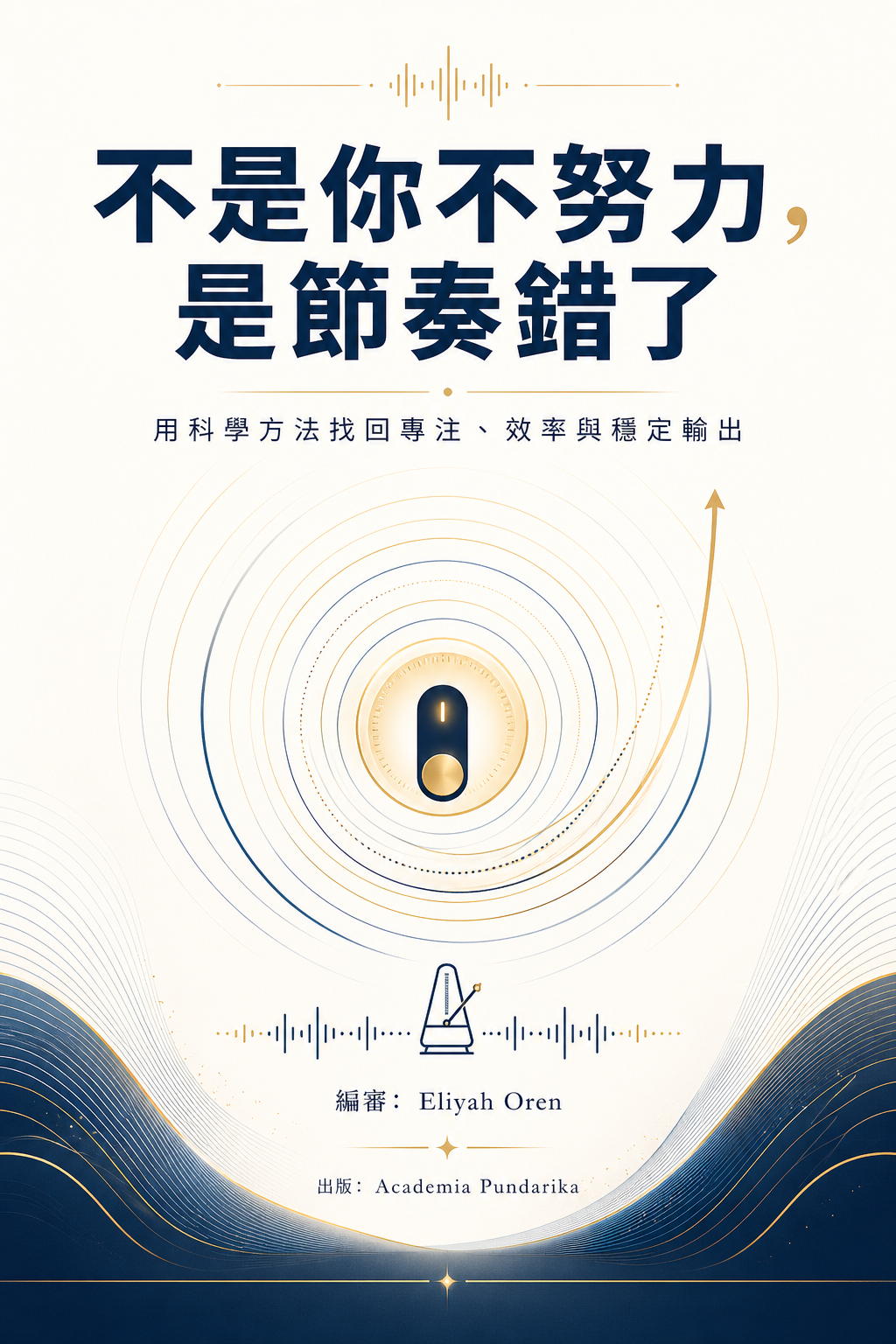 《不是你不努力，是節奏錯了:用科學方法找回專注、效率與穩定輸出》 cover