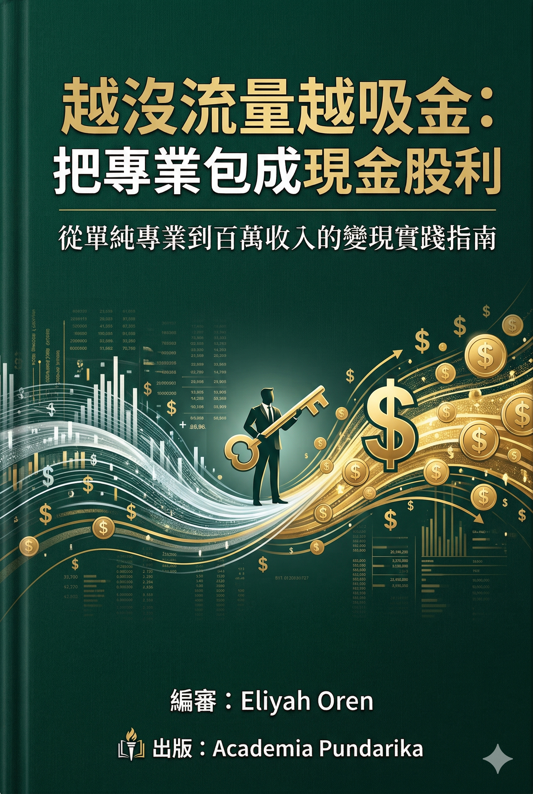 《越沒流量越吸金：把專業包成現金股利——從單次接案到系統變現，流量不足者的變現突圍地圖（全十一章實戰方法論）》 cover