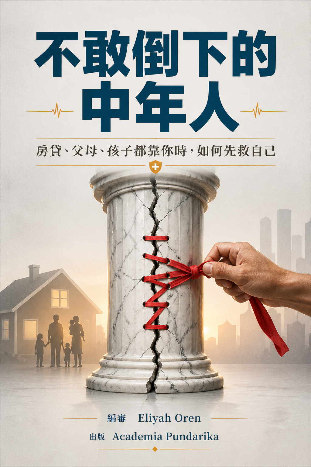 《不敢倒下的中年人：房貸、父母、孩子都靠你時，如何先救自己》 cover