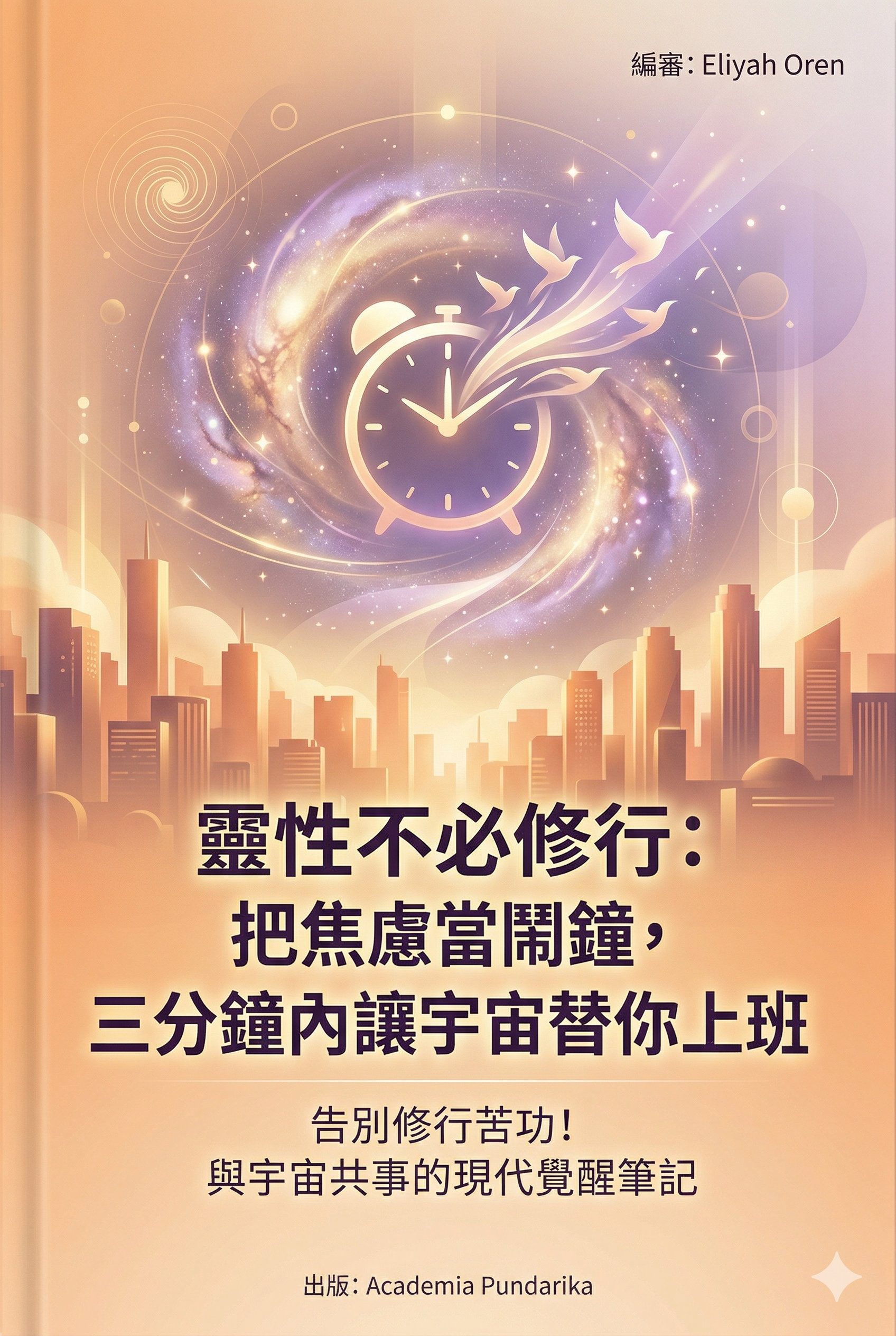 《靈性不必修行：把焦慮當鬧鐘，三分鐘內讓宇宙替你上班》 cover