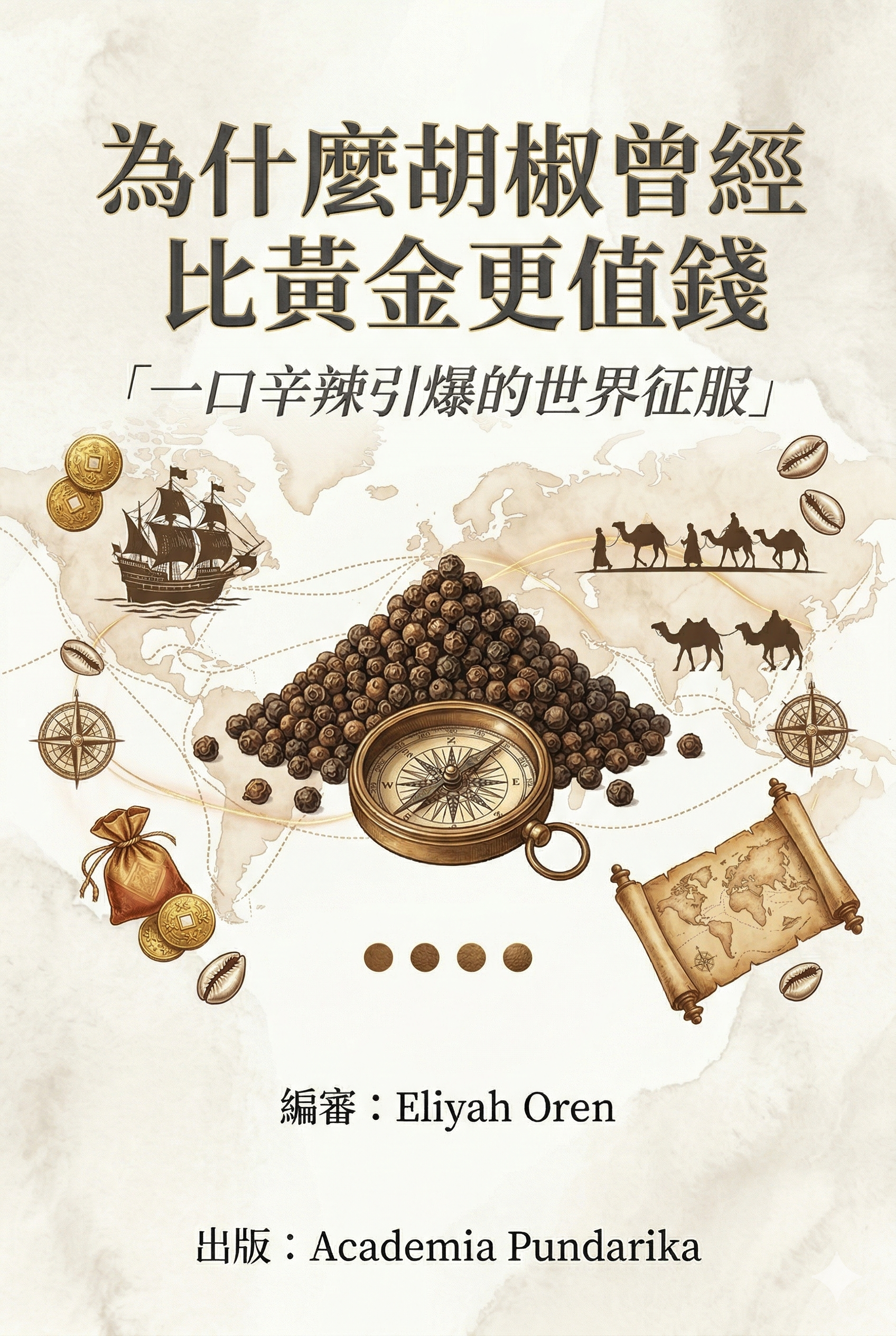 《為什麼胡椒曾經比黃金更值錢：一口辛辣引爆的世界征服》 cover