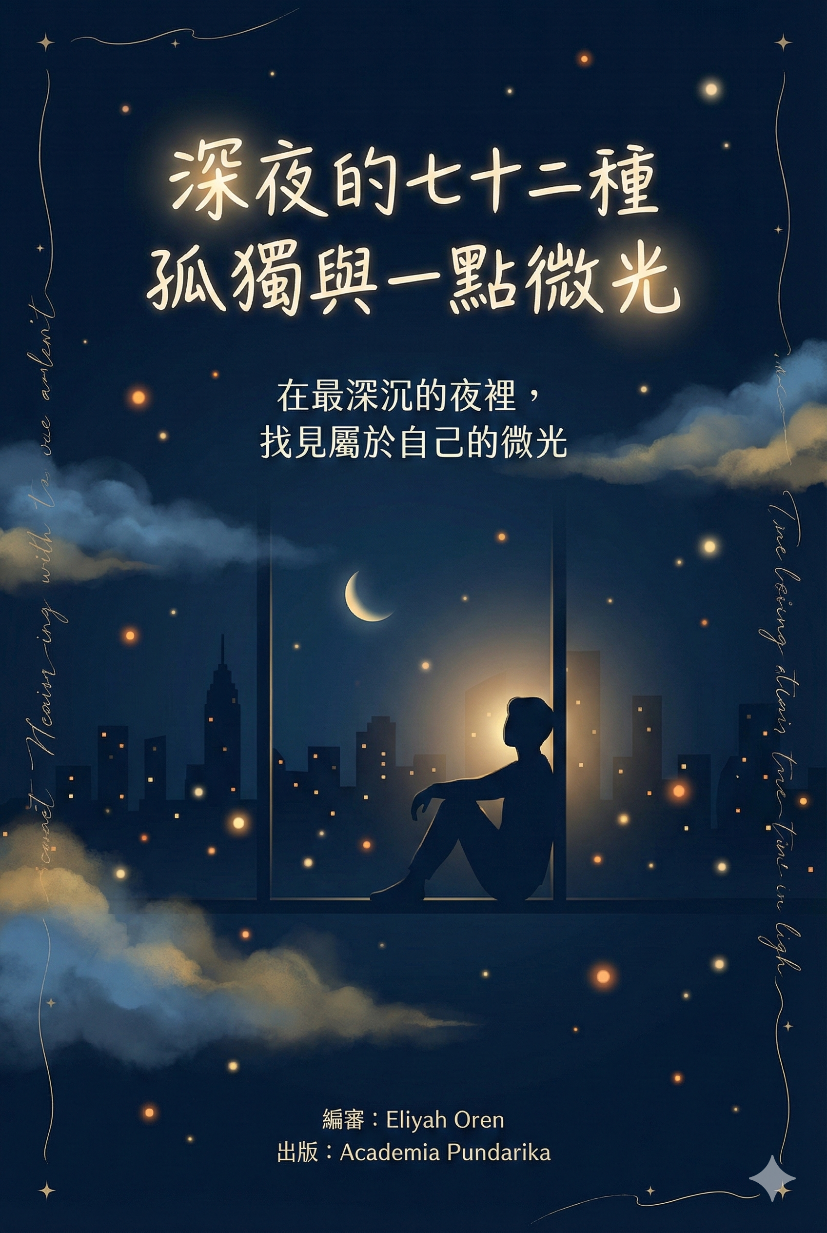 《深夜的七十二種孤獨與一點微光：一部寫給每個曾在深夜獨自醒來的你的療癒故事集》 cover