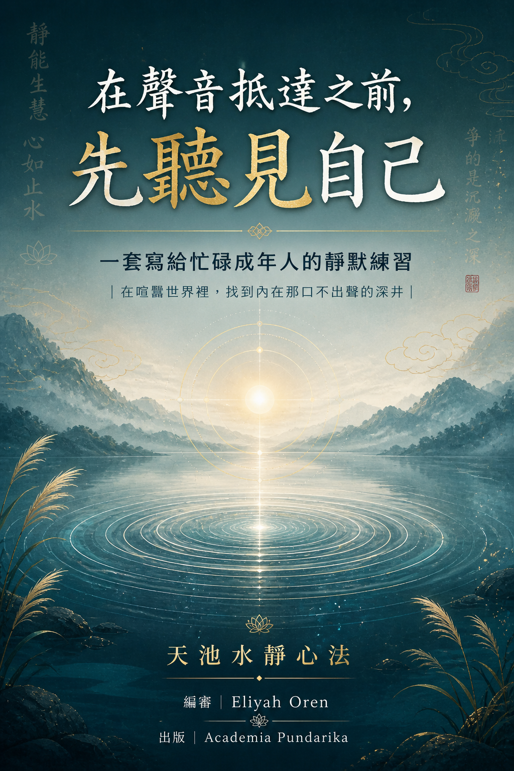 《在聲音抵達之前，先聽見自己：一套寫給忙碌成年人的靜默練習》 cover