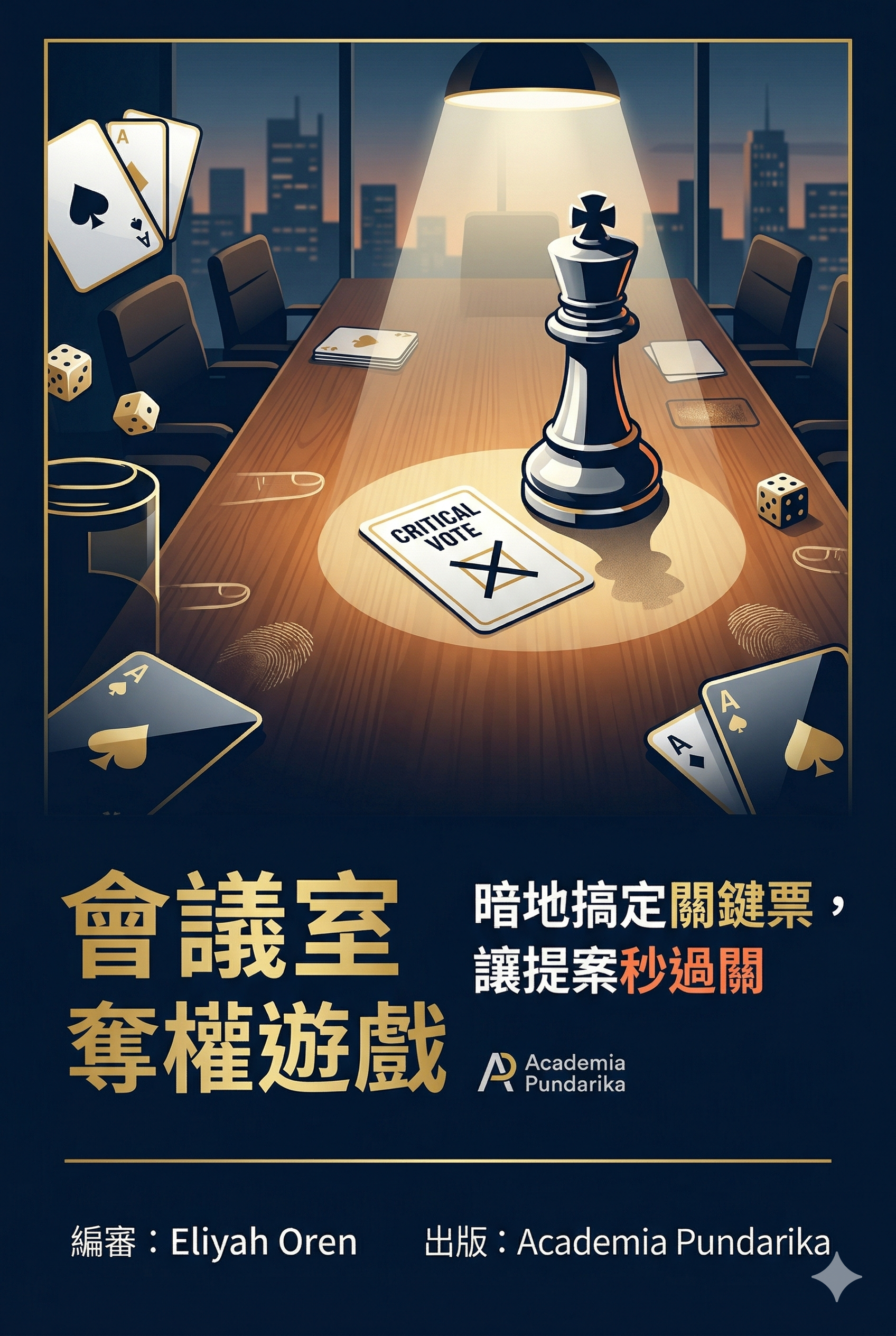 《會議室奪權遊戲：暗地搞定關鍵票，讓提案秒過關》 cover