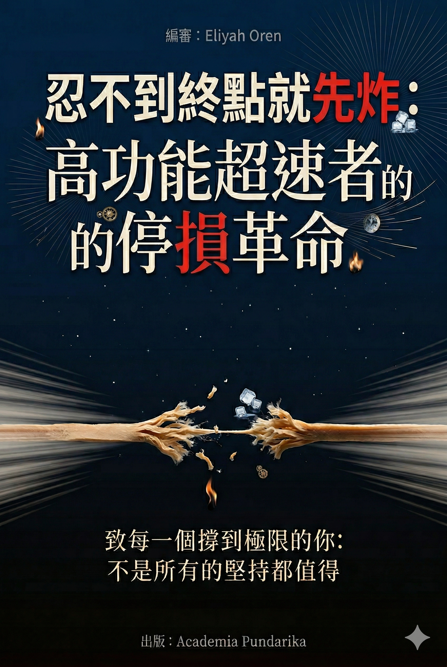 《忍不到終點就先炸：高功能超速者的停損革命--一本寫給撐到崩潰前一刻才發現自己早已超載的你——在「還能動」與「真的不行」之間，找回對身心的正確感知》 cover